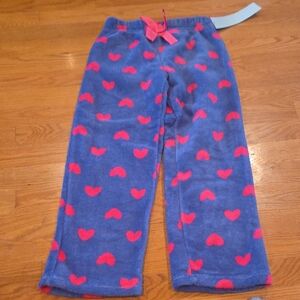 Xhilaration Kids Pajama Bottoms with Pink Hearts